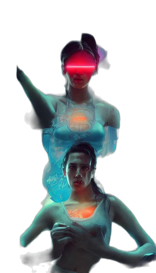 robot, mask, face, creature transparent PNG cut-out