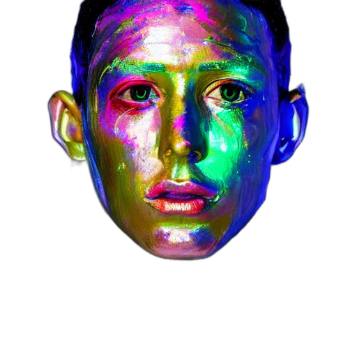 mask, face, robot, creature transparent PNG cut-out