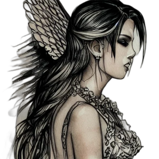jewelry, dress, fantasy art, comic book art transparent PNG cut-out