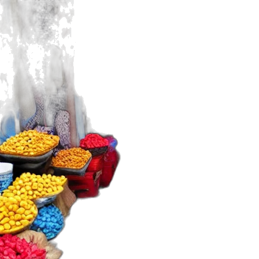 food, jewelry, 3d render, photorealistic transparent PNG cut-out