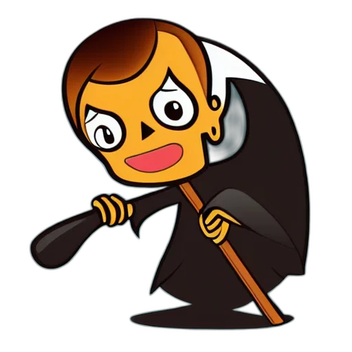 staff, cartoon, concept art, pixel art transparent PNG cut-out