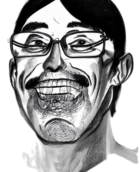 face, mask, staff, creature transparent PNG cut-out