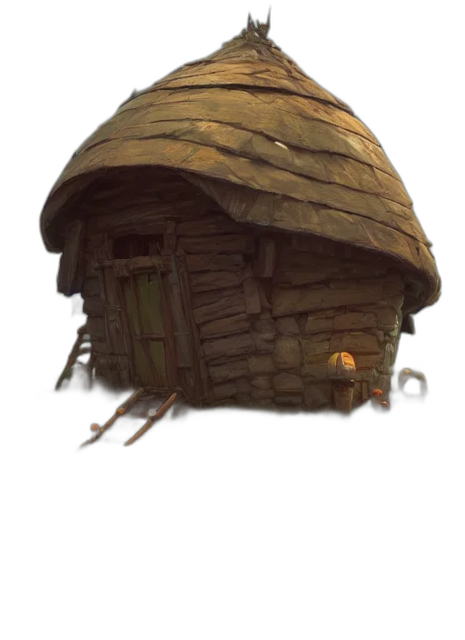 building, hat, creature, face transparent PNG cut-out