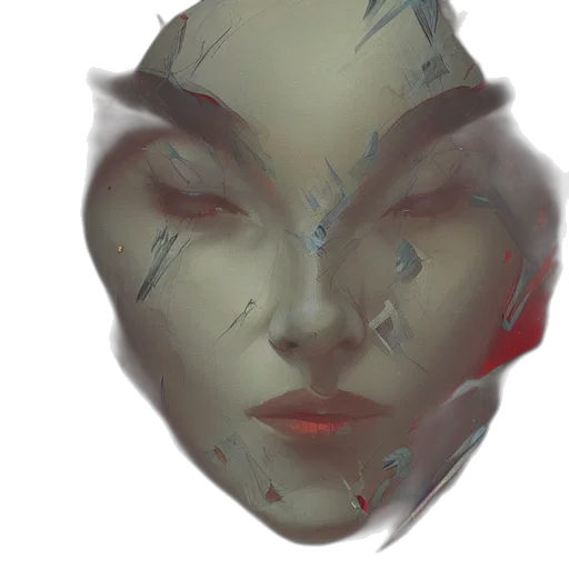mask, face, creature, robot transparent PNG cut-out