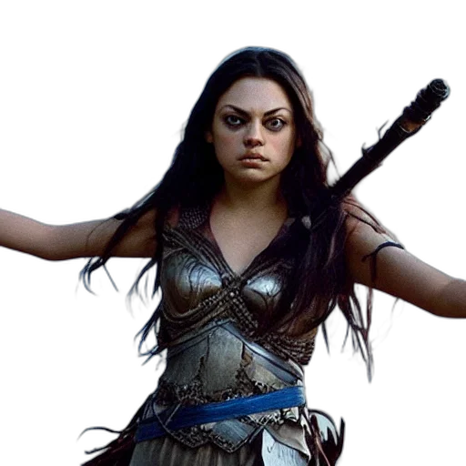 fantasy art, concept art, comic book art, photorealistic transparent PNG cut-out