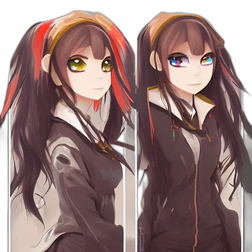 jacket, staff, face, creature transparent PNG cut-out