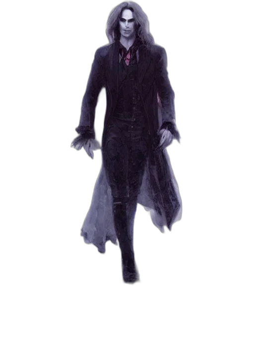 creature, mask, staff, jacket transparent PNG cut-out