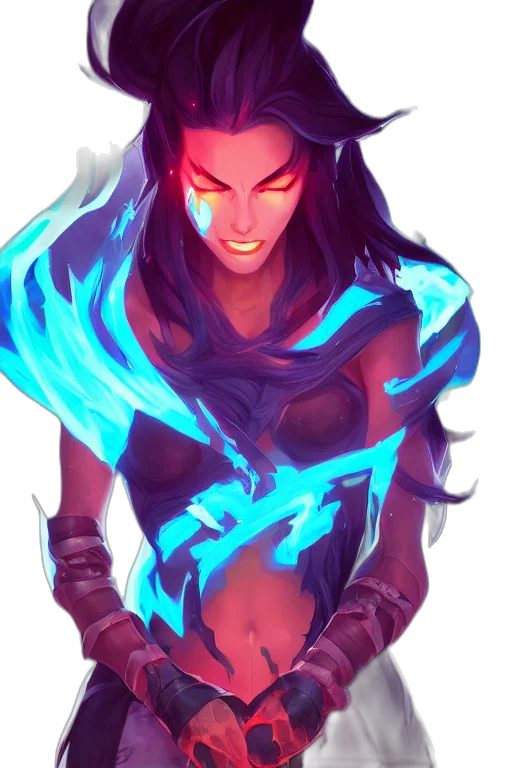 fantasy art, concept art, cyberpunk, comic book art transparent PNG cut-out