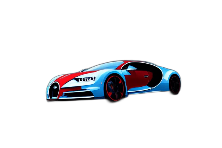 car, concept art, 3d render, photorealistic transparent PNG cut-out