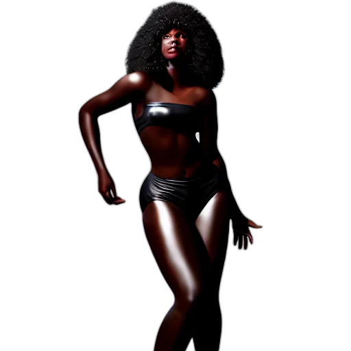 dress, creature, concept art, 3d render transparent PNG cut-out