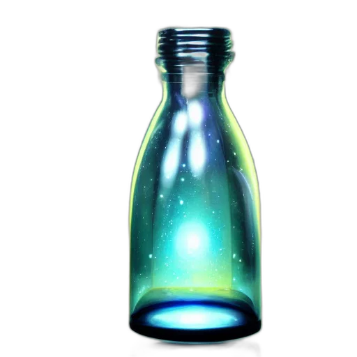 bottle, 3d render, photorealistic, concept art transparent PNG cut-out