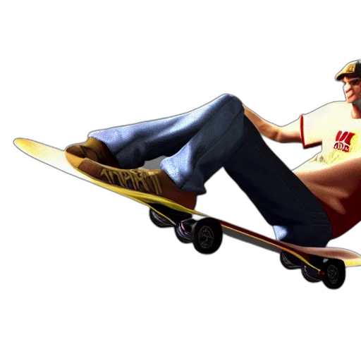 3d render, concept art, photorealistic, cartoon transparent PNG cut-out