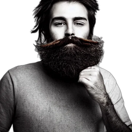 hair, photorealistic, beautiful, portrait transparent PNG cut-out