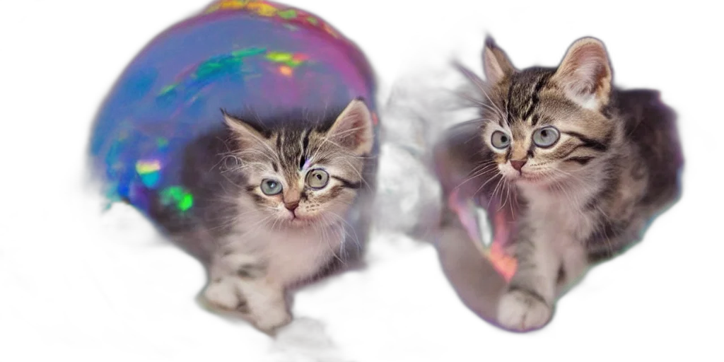 photorealistic, 3d render, outer space, adorable transparent PNG cut-out