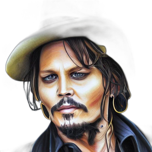 hat, face, photorealistic, watercolor transparent PNG cut-out