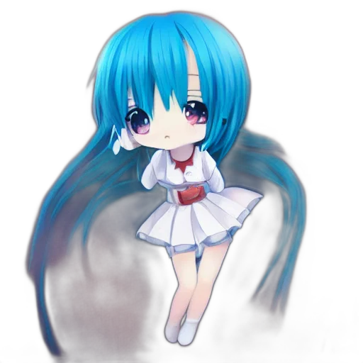 dress, robot, staff, creature transparent PNG cut-out