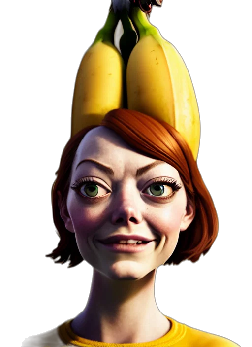 hat, face, crown, staff transparent PNG cut-out