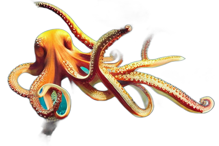 creature, animal, concept art, 3d render transparent PNG cut-out