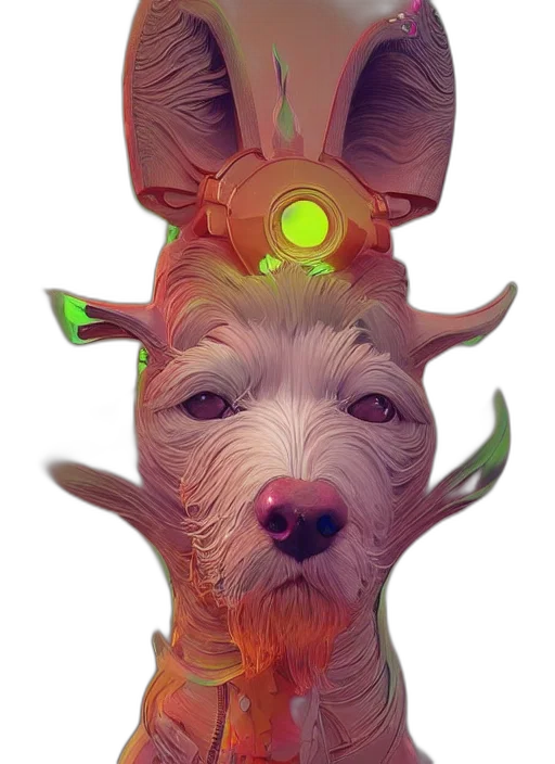creature, animal, crown, staff transparent PNG cut-out