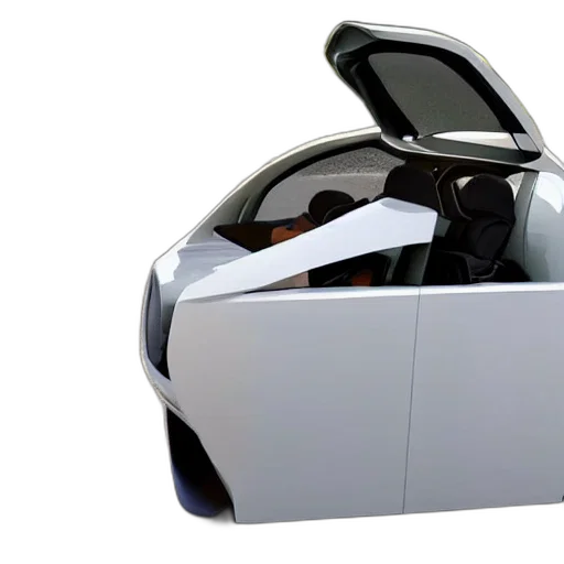car, robot, 3d render, concept art transparent PNG cut-out