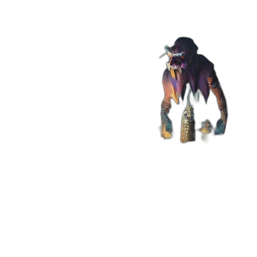creature, dragon, animal, staff transparent PNG cut-out
