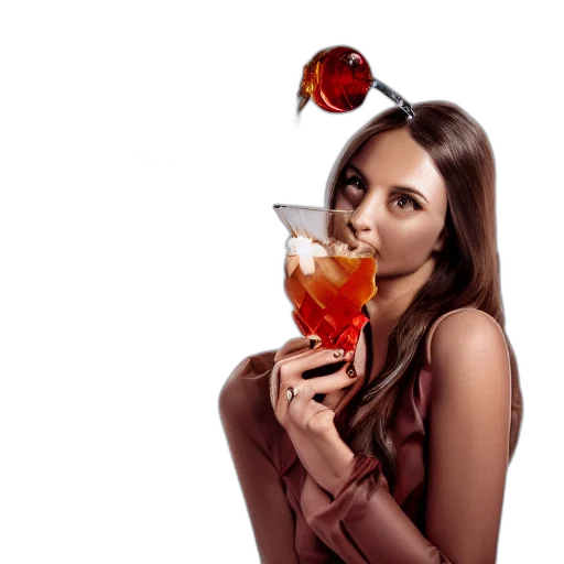 crown, staff, food, photorealistic transparent PNG cut-out