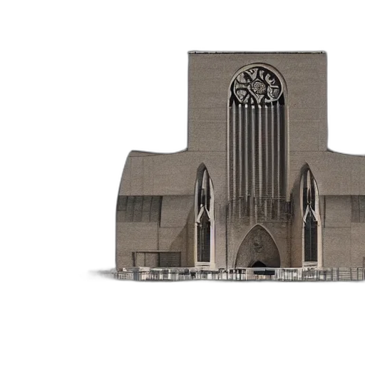 building, 3d render, concept art, photorealistic transparent PNG cut-out