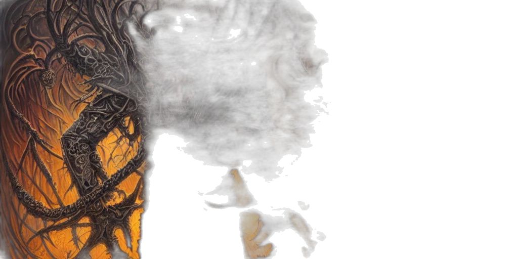 hair, mask, face, dress transparent PNG cut-out