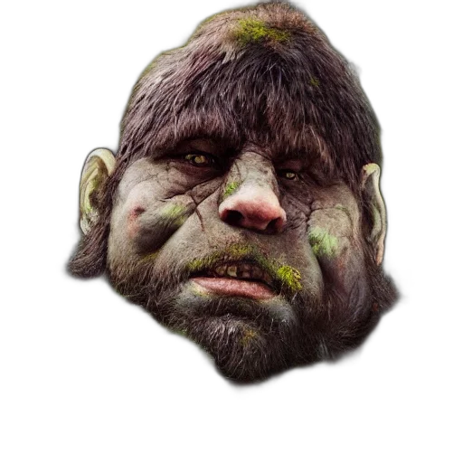 face, mask, creature, animal transparent PNG cut-out