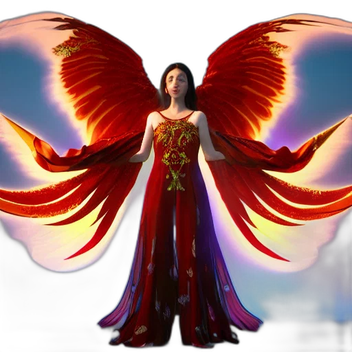 dress, concept art, fantasy art, 3d render transparent PNG cut-out