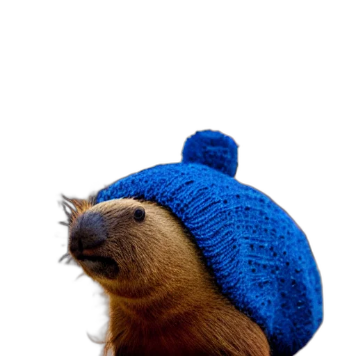 hat, animal, creature, staff transparent PNG cut-out