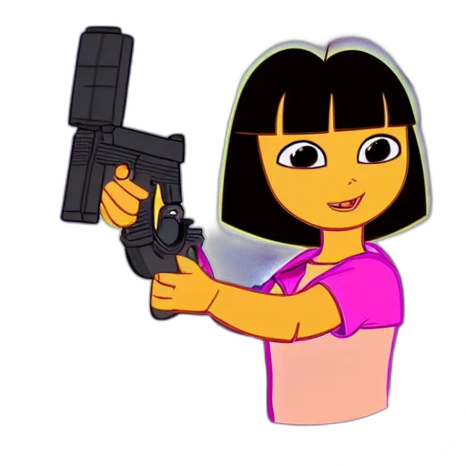 weapon, staff, animal, robot transparent PNG cut-out
