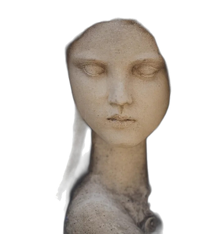 face, mask, dress, staff transparent PNG cut-out