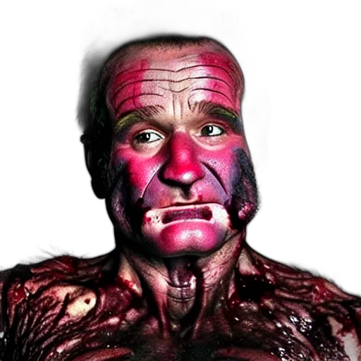 face, creature, zombie, robin transparent PNG cut-out