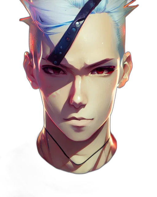 face, mask, staff, crown transparent PNG cut-out