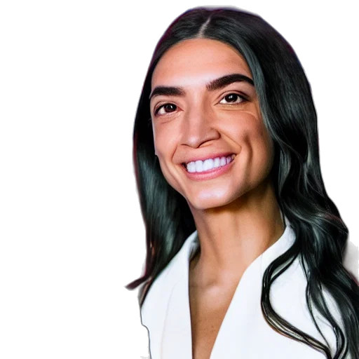 hair, face, staff, dress transparent PNG cut-out