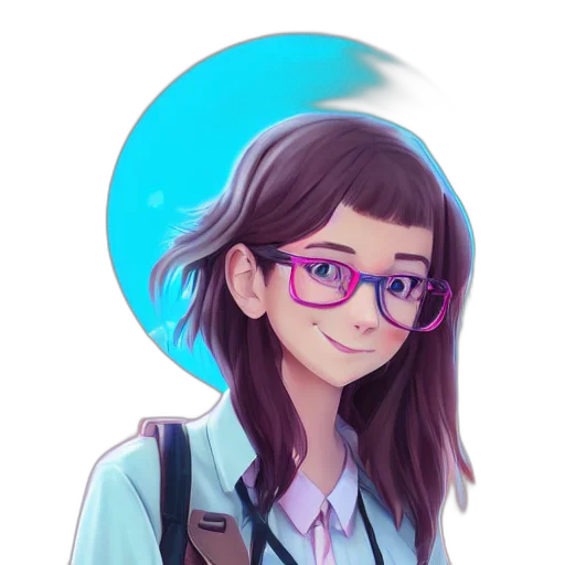 face, staff, jacket, robot transparent PNG cut-out