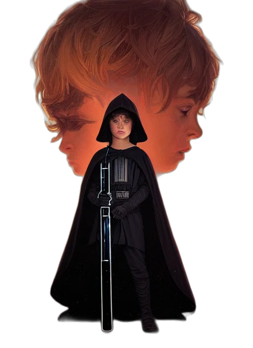 staff, umbrella, jacket, sword transparent PNG cut-out