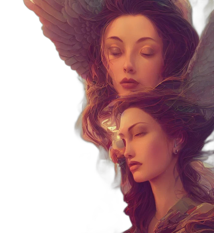 crown, fantasy art, photorealistic, oil painting transparent PNG cut-out