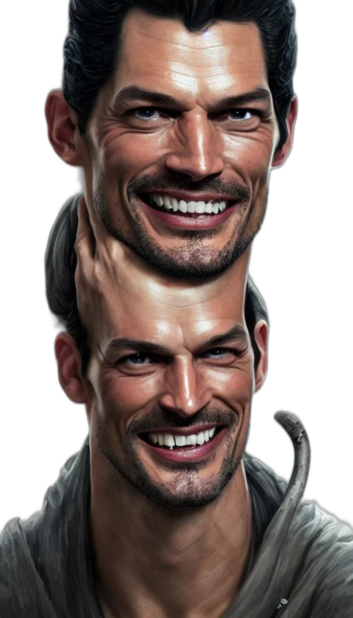 face, mask, hair, creature transparent PNG cut-out