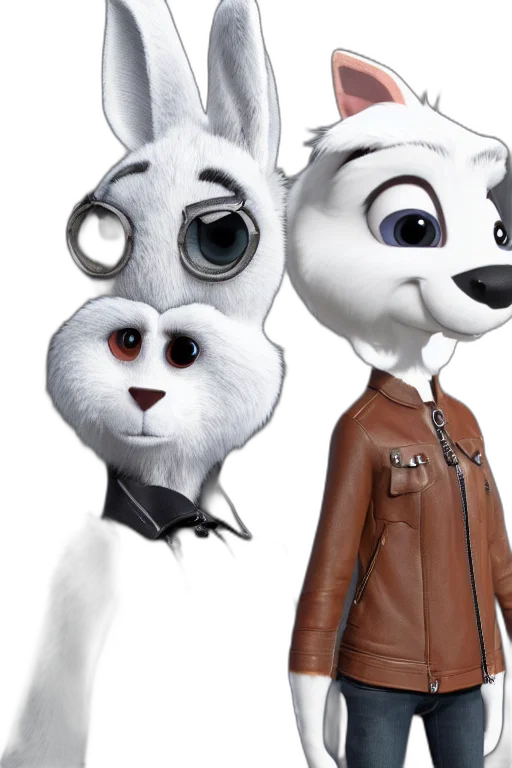 jacket, mask, concept art, 3d render transparent PNG cut-out