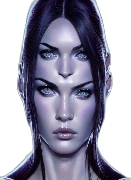 face, robot, mask, fantasy art transparent PNG cut-out