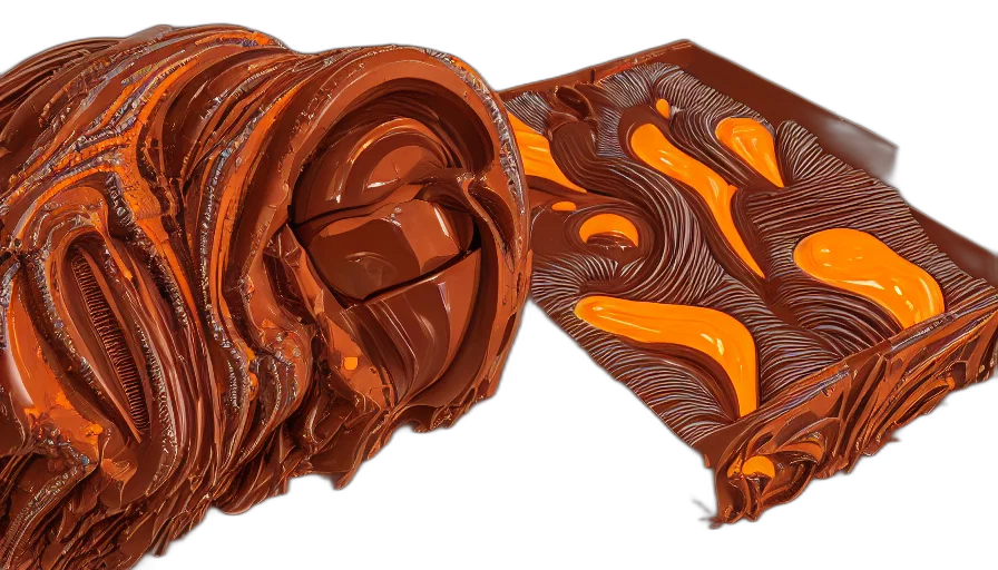 food, crown, chocolate, orange transparent PNG cut-out