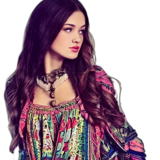 dress, jewelry, jacket, hair transparent PNG cut-out