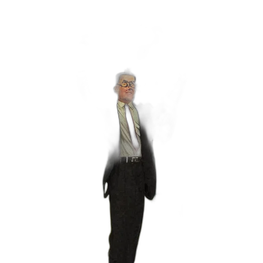 staff, jacket, mask, creature transparent PNG cut-out