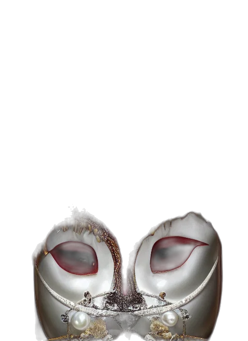 mask, face, shoes, crown transparent PNG cut-out