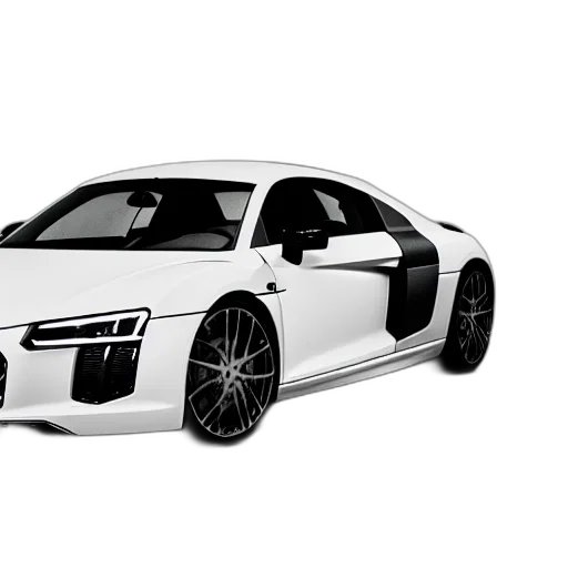 car, weapon, photorealistic, 3d render transparent PNG cut-out
