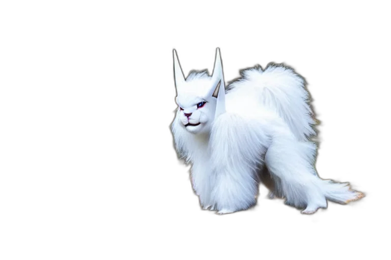 animal, dragon, creature, hair transparent PNG cut-out
