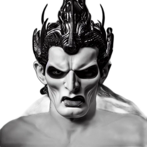 mask, face, creature, crown transparent PNG cut-out