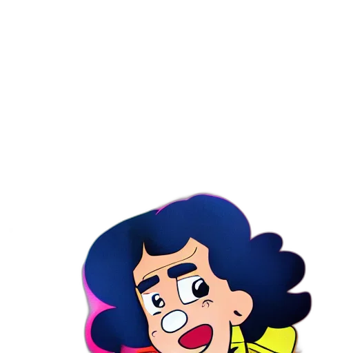 staff, hair, face, crown transparent PNG cut-out